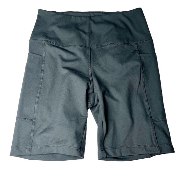 Danskin Seafoam Black Athletic Nike Shorts High Rise Athleisure Size Small - Picture 1 of 8